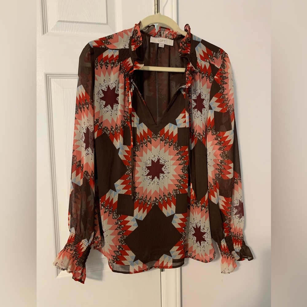 Loft XL Flowy Blouse